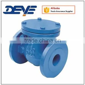 BS Standard Bronze or Brass Seal Ductile Iron Swing Check Valve thumbnail-1