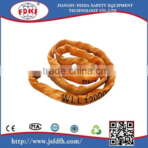 Lifting Polyester Webbing Slings/round Sling From 1 Ton to 10 Ton Acc. to EN1492-1 From China Manufacturer thumbnail-1