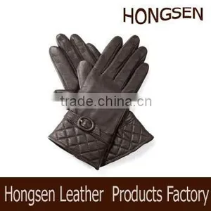 HS106 Ladies Leather Gloves thumbnail-1