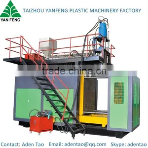 Blue Plastic Barrel Drums Extrusion Blow Molding Machine Price in Taizhou From YF-100A thumbnail-1