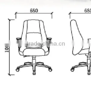 Office Factory Hot Sell Design Swivel Executive Modern Leather Office Chair GZH-CK0012 thumbnail-5