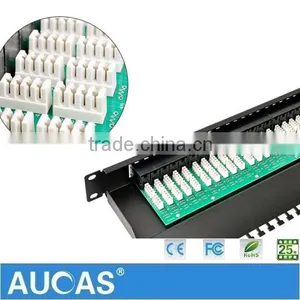 50 Port Voice Patch Panel Cat 6 50U Metal Pin thumbnail-6