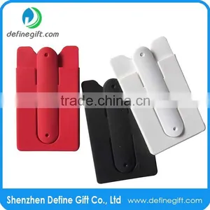 Welcome Small Order Business Gift 3M Adhesive Cellphone Stand With Wallet thumbnail-4