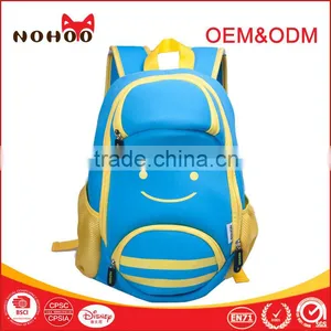China Supplier Smile Face Backpack Kids Different Models School Bags Price thumbnail-1