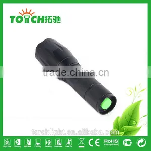 5000pcs Only Factory Outlet 10W Cre e XML-T6 Led Long Range Zoomable Rechargeable Torch Light thumbnail-2