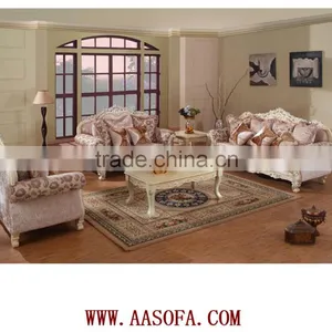 Orange Leather Single Sofa Carved Sofa Gold Furniture thumbnail-1