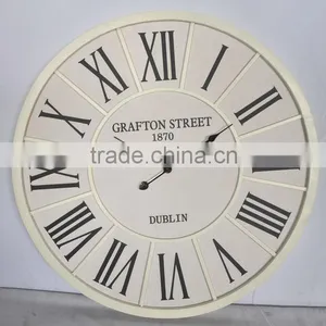 120466-Antique Imitation Round Metal Wall Clock thumbnail-1