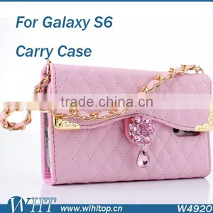 Mobile Phone Accessories for Galaxy S6 Case Wholesale, China Supplier Leather Case for Galaxy S6 thumbnail-3