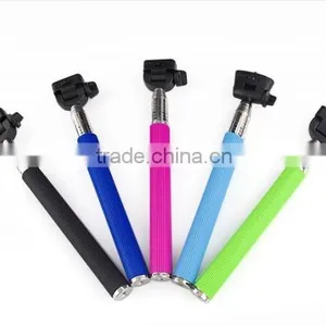 2015 Hot Selfie Stick Extendable Monopod , Selfie-Stick With Shutter Button thumbnail-1