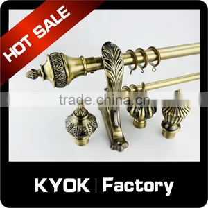 KYOK Home Design Crystal Finials Drapery Rods, Popular Decorative Crystal Curtain Rod Finial Supplier's Choice thumbnail-3
