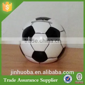 Hot Sales Soccer Ball Shaped Resin Piggy Bank Home Decor thumbnail-4