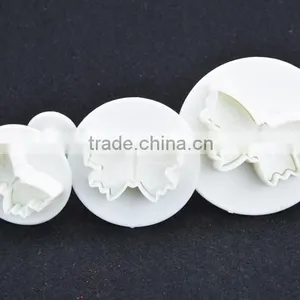33 PCs Fondant Heart Shaped Cake Cutter Ejector Stamp Modeling Border Decoration Fondant Marzipan Plunger Cutter thumbnail-4