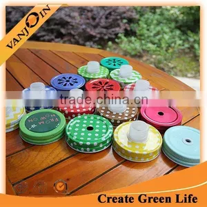 Decorate 70mm Tinplate Lids For Mason Jar thumbnail-3