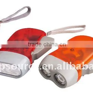 Rechargeable Battery Dynamo Flashlight thumbnail-1