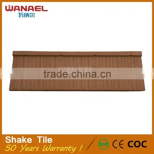 Excellent Fire Resistance Colorful Stone Coated Metal Roof Tile thumbnail-5