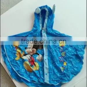PVC Waterproof Raincoat Poncho for Child thumbnail-1