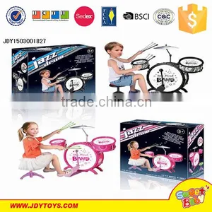 Hot Creative Mini Electric Jazz Finger Touch Drum Set Toy With Music thumbnail-6