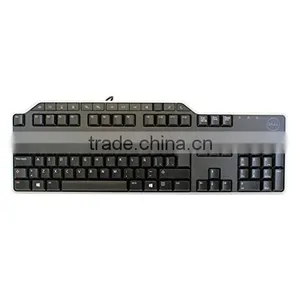 NEW Spanish Espanol Slim USB Multimedia USB Keyboard XCRRN USB Keyboard For Dell thumbnail-1