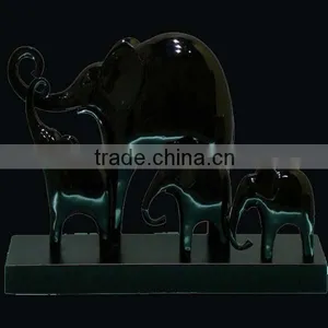 Resin Indoor Decorative Statue Elephant Animal Statue For Sale thumbnail-1