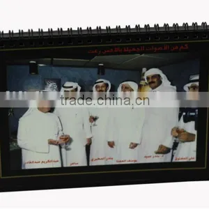 2015 High Quality Arabic Leadship Leather Office Desk Calendar thumbnail-1