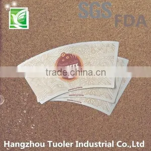Flexographic Printed PE Coated Paper Cup Sleeve thumbnail-2