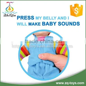 New Design Vinyl Baby Doll Toy With Electric Balance Car thumbnail-4