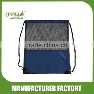 Drawstring Bag With Mesh thumbnail-2