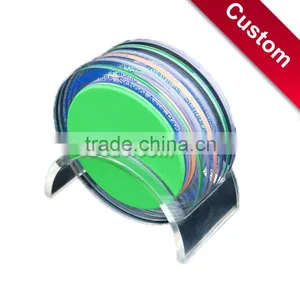 Promotional Colored Glass Coasters With Acrylic Photo Coasters thumbnail-1