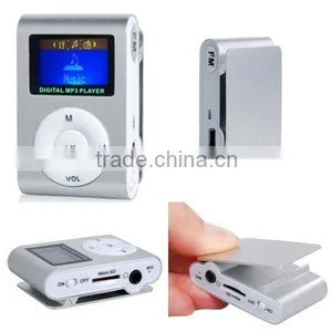 Hot 2gb 4gb Clip Mp3 Player With FM Radio LCD Display Screen Quality Choice thumbnail-1
