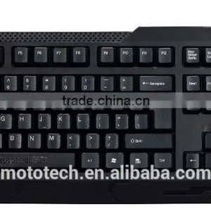 Cheap Professional Gaming Keyboard, Hottest Selling USB Computer Wired Keyboard, Laser Inscribed Letters With Direct F thumbnail-1