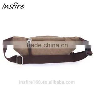 2016 Outdoor Waist Bag Fashionable Classical Canvas Waist Leg Bag thumbnail-1
