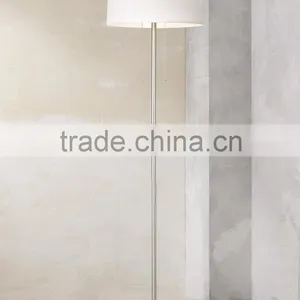 1024-10 Brushed Nickel Finish Urbane and Cosmopolitan Sleek Simplicity Double Pull Floor Lamp thumbnail-1