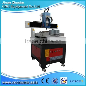 2.2Kw Water Cooled Spindle NCStudio Control Small Metal CNC Router Engraving Machine X(600MM)*Y(600MM)*Z(200MM) thumbnail-4