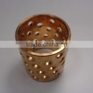 High Performence Bronze With Through Hole Selflubricating Bushing Bearing thumbnail-2