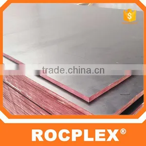 China Construction Plywood Cement 18MM Black And Brown Film Faced Plywood thumbnail-1