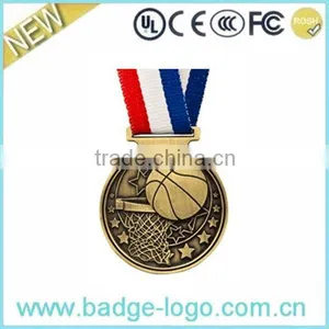 Antique Embossed Basketball Medals thumbnail-1