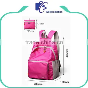 Promotional Customized Children Foldable Backpack / School Bags Backpack for Girls Supplier's Choice thumbnail-1