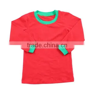 Wholesale 2016 Children Baby Boutique Clothing Red Shirts Reindeer Pants Kids Christmas Pajamas Sets thumbnail-4