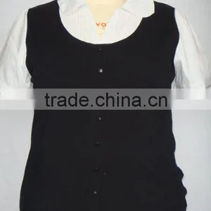 Round Neck 2-fer Ladies Fashion Casual Wear thumbnail-1
