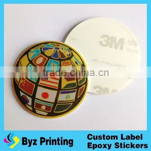 Customized 3D Epoxy Dome Sticker / Crystal Fridge Magnet thumbnail-4