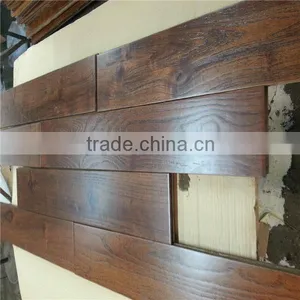 Chinese Wire-brushed Locust Hardwood & Solid Wood Flooring thumbnail-1
