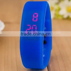Touch Screen LED Silicone Watches Digital Wrist Cheap Watch thumbnail-3