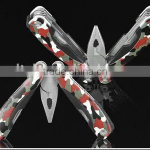 OEM Folded Multifunctional Pliers With Camo Handle thumbnail-3