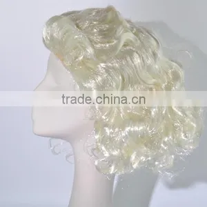 Doll Wigs Synthetic Funny Curls Hair Wig for Little Girl N194 thumbnail-2