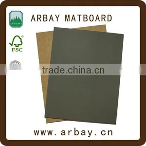 Wholesale 2.0mm White Core Linen Uncut Matboard for Decorative Photo Frames thumbnail-1