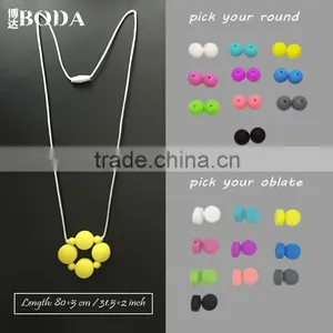 AS/NZS Teething Necklace for Mommy Silicone Necklace thumbnail-3