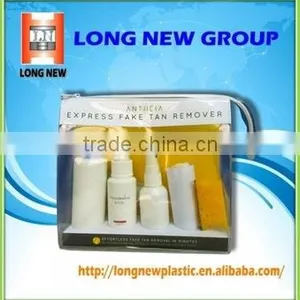 Quality Transparent Pvc Zipper Bag for Cosmetics Packaging thumbnail-1