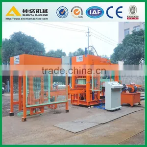 Automatic QT5-15 Small Hydroform Concrete Hollow Interlock Block Producing Apparatus thumbnail-1