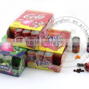 7g Bubble Gum in Can / Cola Sprite Orange Bubble Gum thumbnail-2