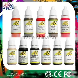 Permanent Makeup Pigment Ink Color Tattoo Micro Cosmetic Micropigmention,EVOLUTION Cosmetic Tattoo INK 12 PACK Permanent Makeup thumbnail-1